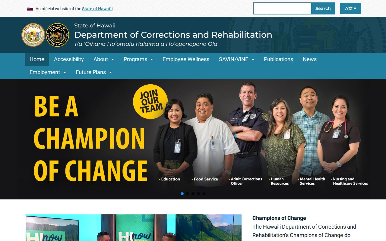 Hilo criminal history Hawaii corrections information