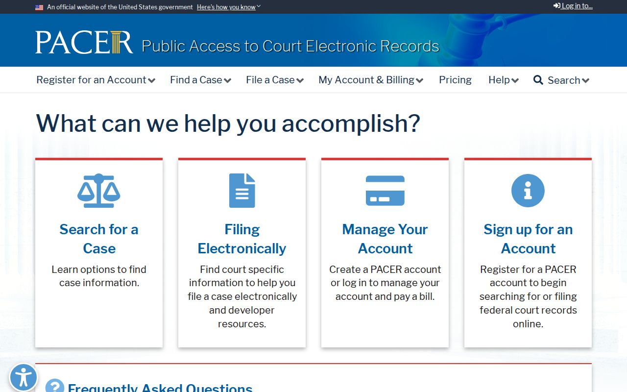 Kailua-Kona criminal records PACER federal case access